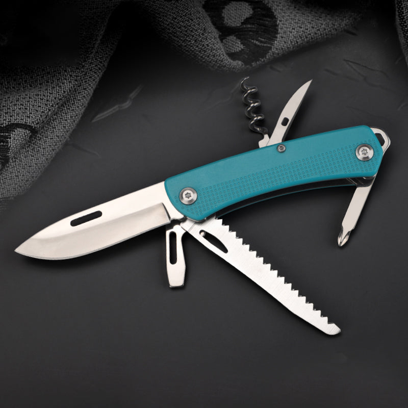 Hot Selling Portable Pocket Knives 440 Stainless Steel Pocket Knives Multitool with Plastic Handle