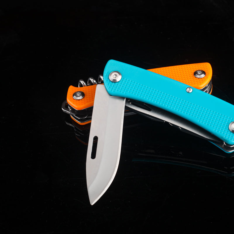 Hot Selling Portable Pocket Knives 440 Stainless Steel Pocket Knives Multitool with Plastic Handle