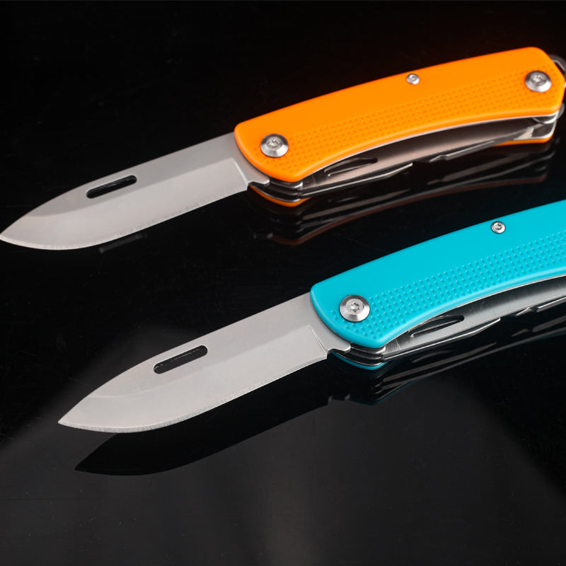 Hot Selling Portable Pocket Knives 440 Stainless Steel Pocket Knives Multitool with Plastic Handle