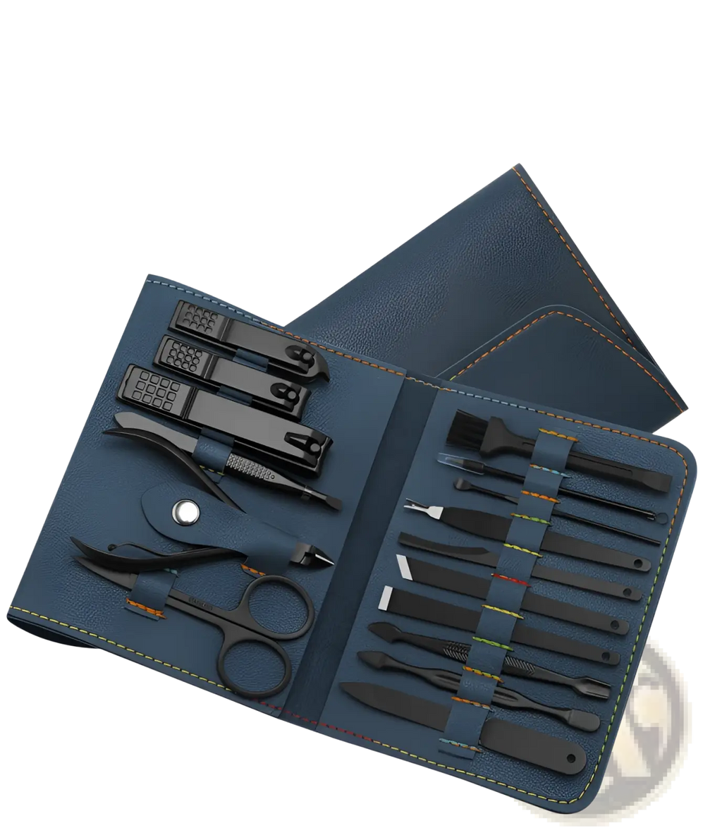 16 Piece Professional Manicure and Pedicure Kit