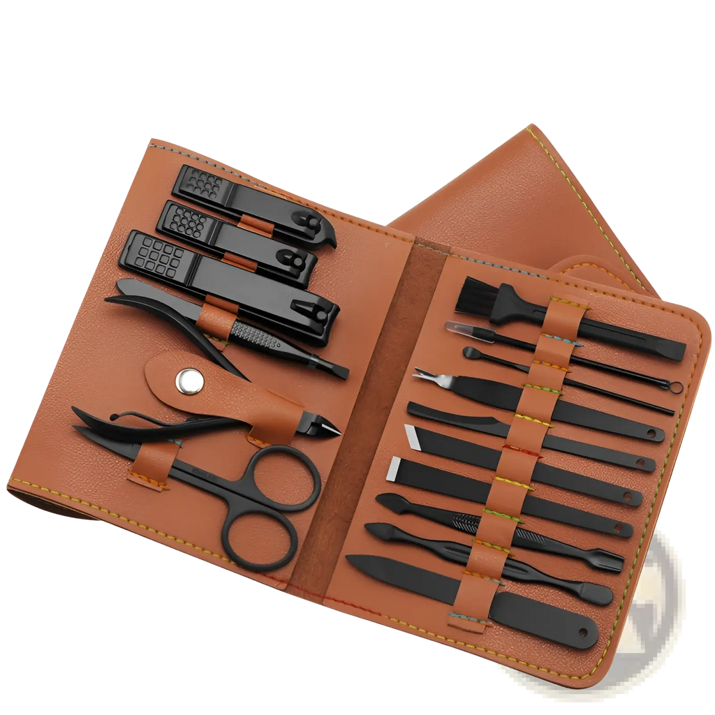 16 Piece Professional Manicure and Pedicure Kit
