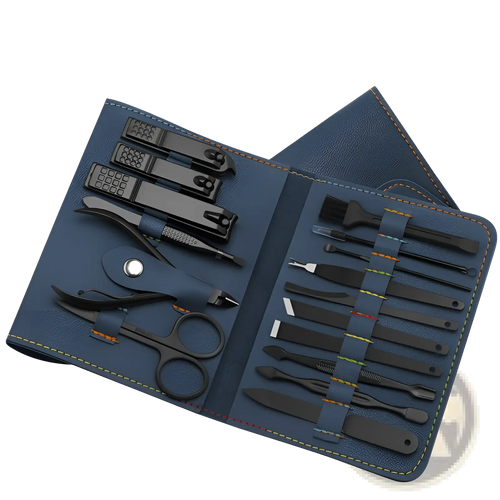 16 Piece Professional Manicure and Pedicure Kit