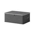SOGA (38x26x15cm) Grey Fabric Storage Box Home Organizer (Medium)