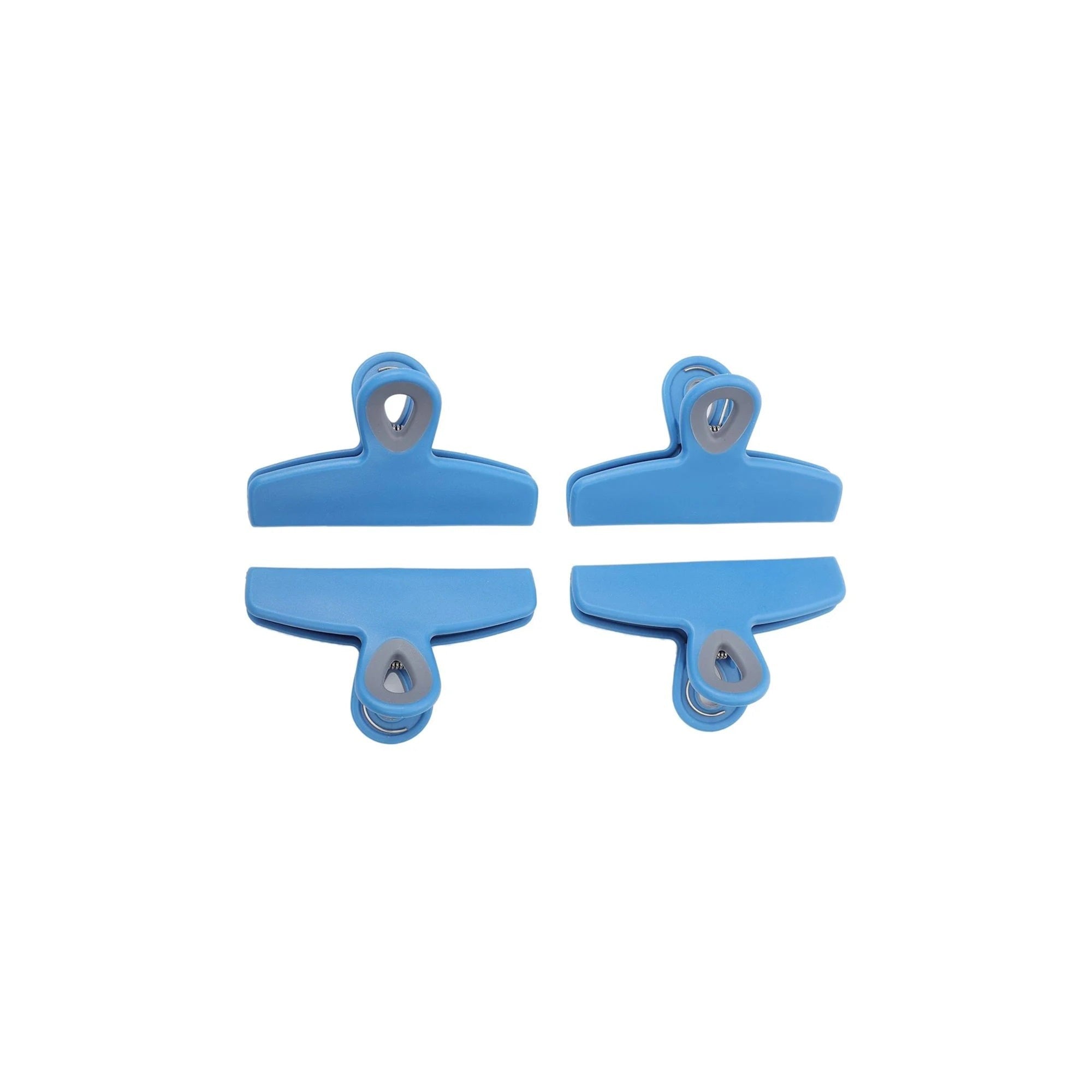 4-Piece Bag Clip Set, Blue