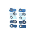10-Piece Magnetic Bag Clip Set, Multi Blue
