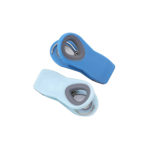 10-Piece Magnetic Bag Clip Set, Multi Blue