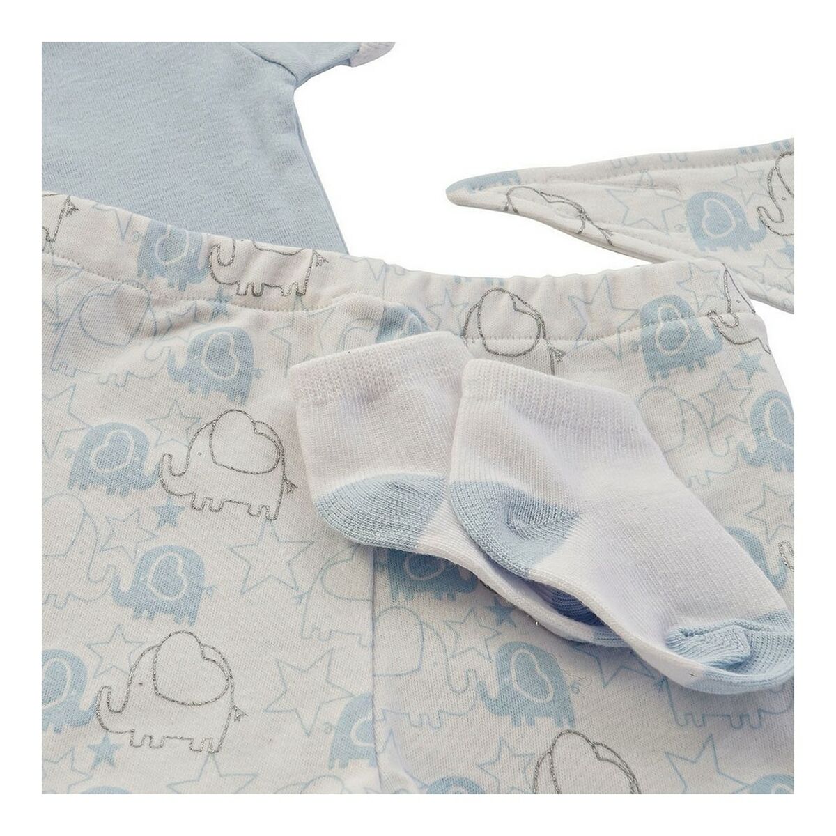 Gift Set for Babies DKD Home Decor BE-180261 Blue White Pink (2 Units)