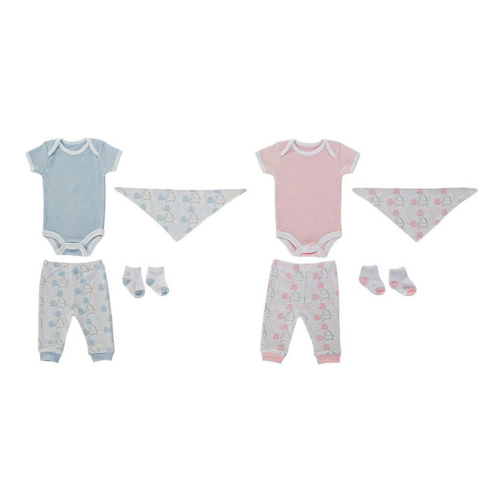 Gift Set for Babies DKD Home Decor BE-180261 Blue White Pink (2 Units)