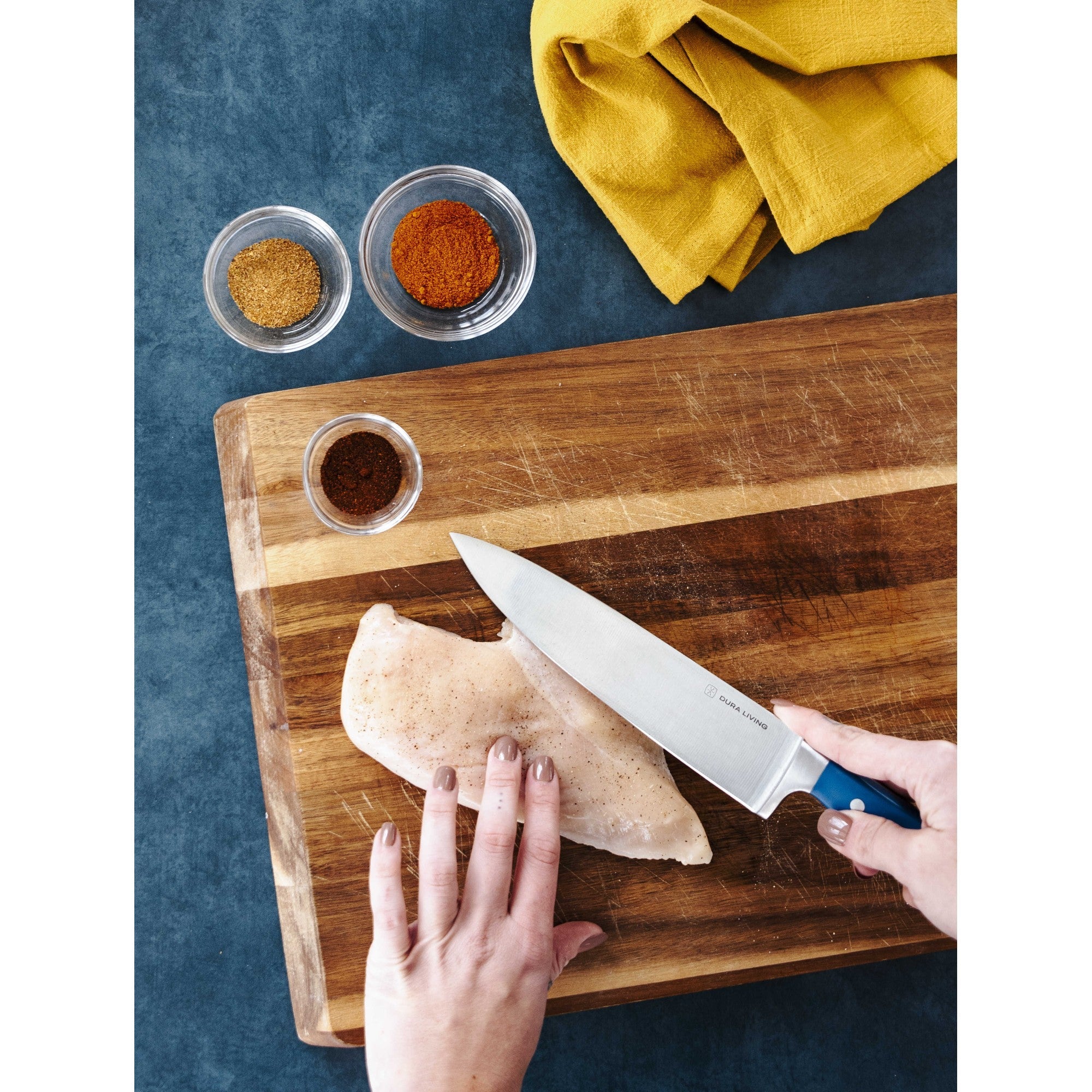Superior 4-Piece Kitchen Knife Set – Royal Blue