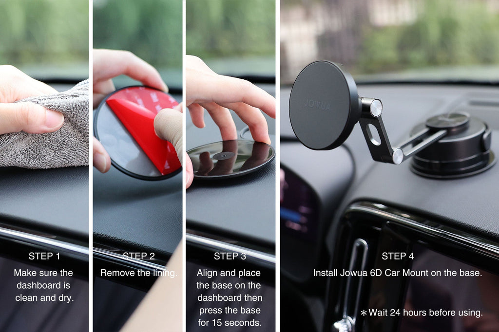 Dashboard Base for 6D Invisible Foldaway Car Mount