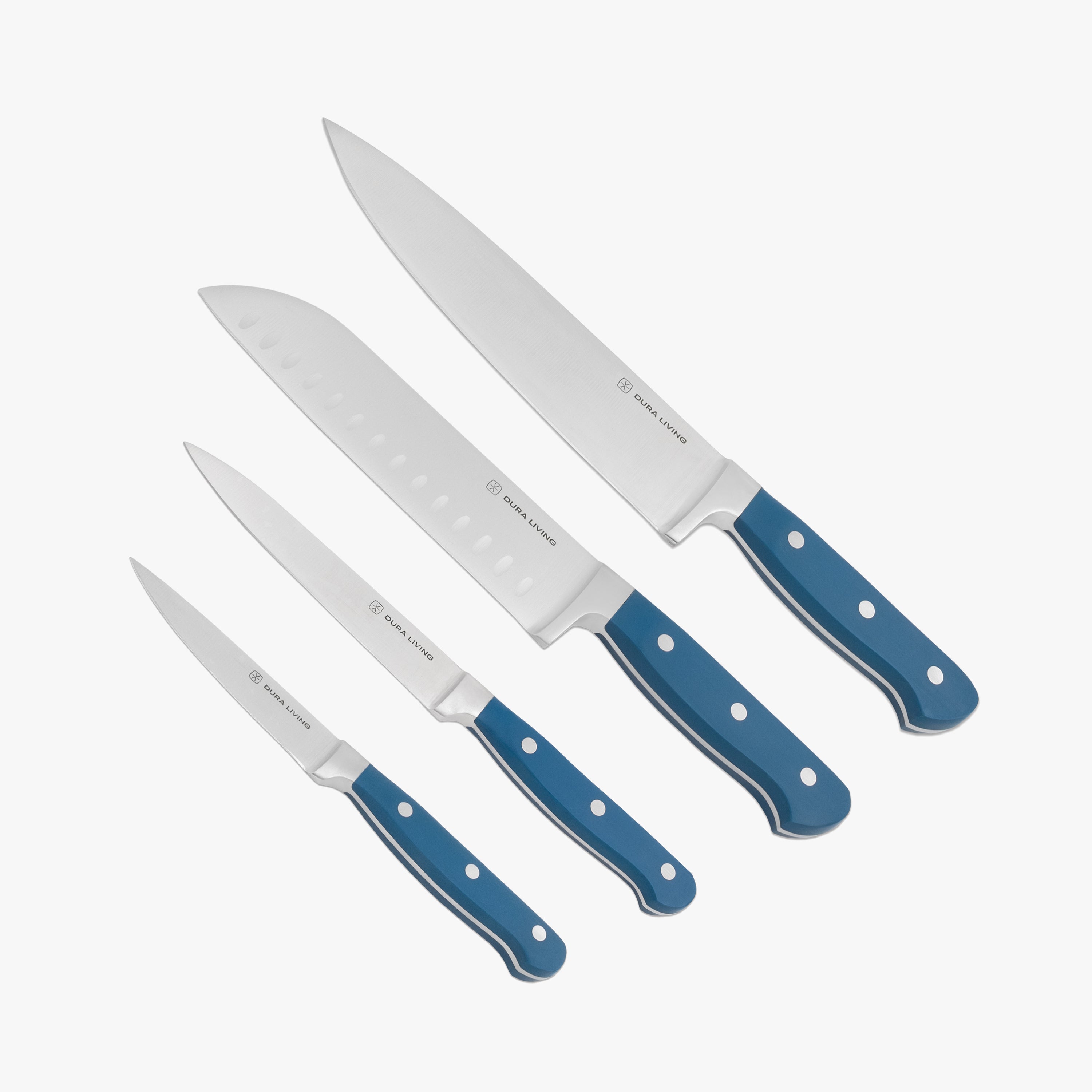 Superior 4-Piece Kitchen Knife Set – Royal Blue