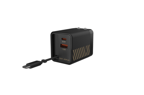 65W GaN Charger with Retractable Cable