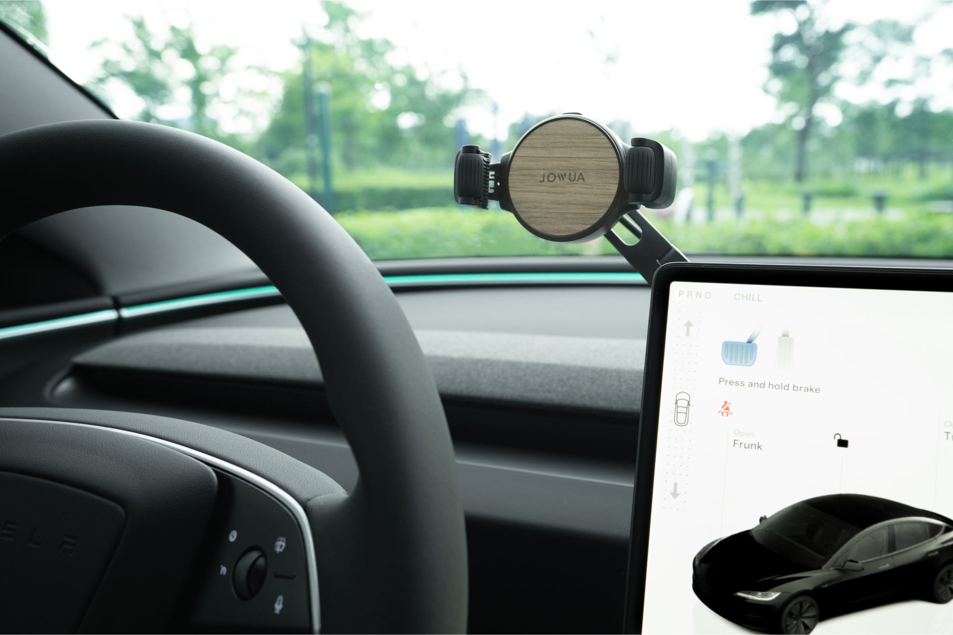6D Tesla Compatible Invisible Foldaway Car Mount Qi2 Wireless Charger for Tesla S/3/X/Y/Cybertruck (Universal)