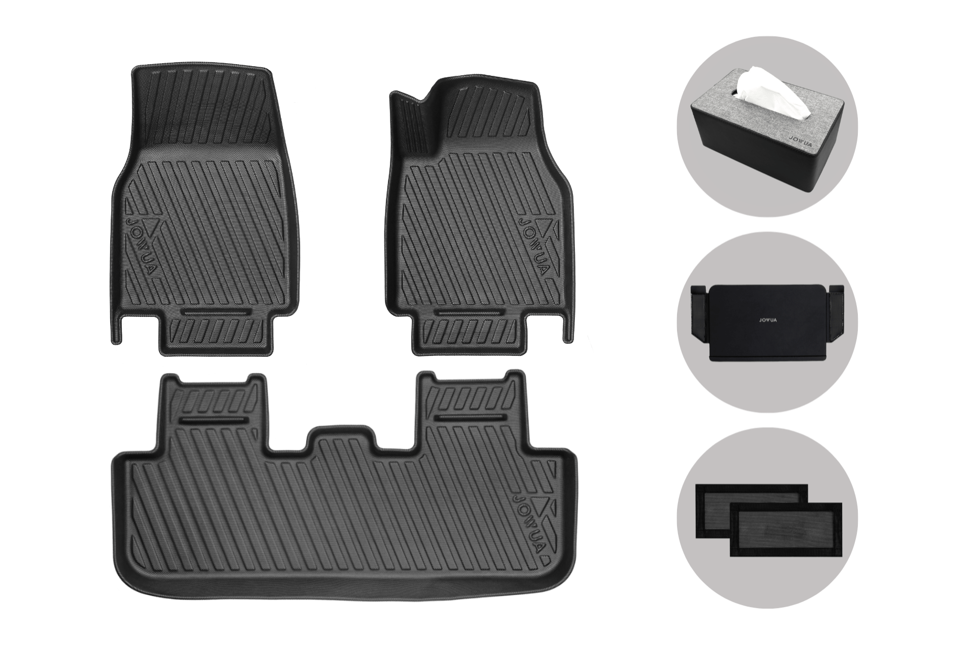 All-Weather Floor Liners Combo - Model Y Juniper 2025+ (Right Hand Drive Version)
