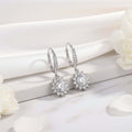 0.5 Carat Moissanite Stud Earrings – S925 Sterling Silver Platinum-Plated