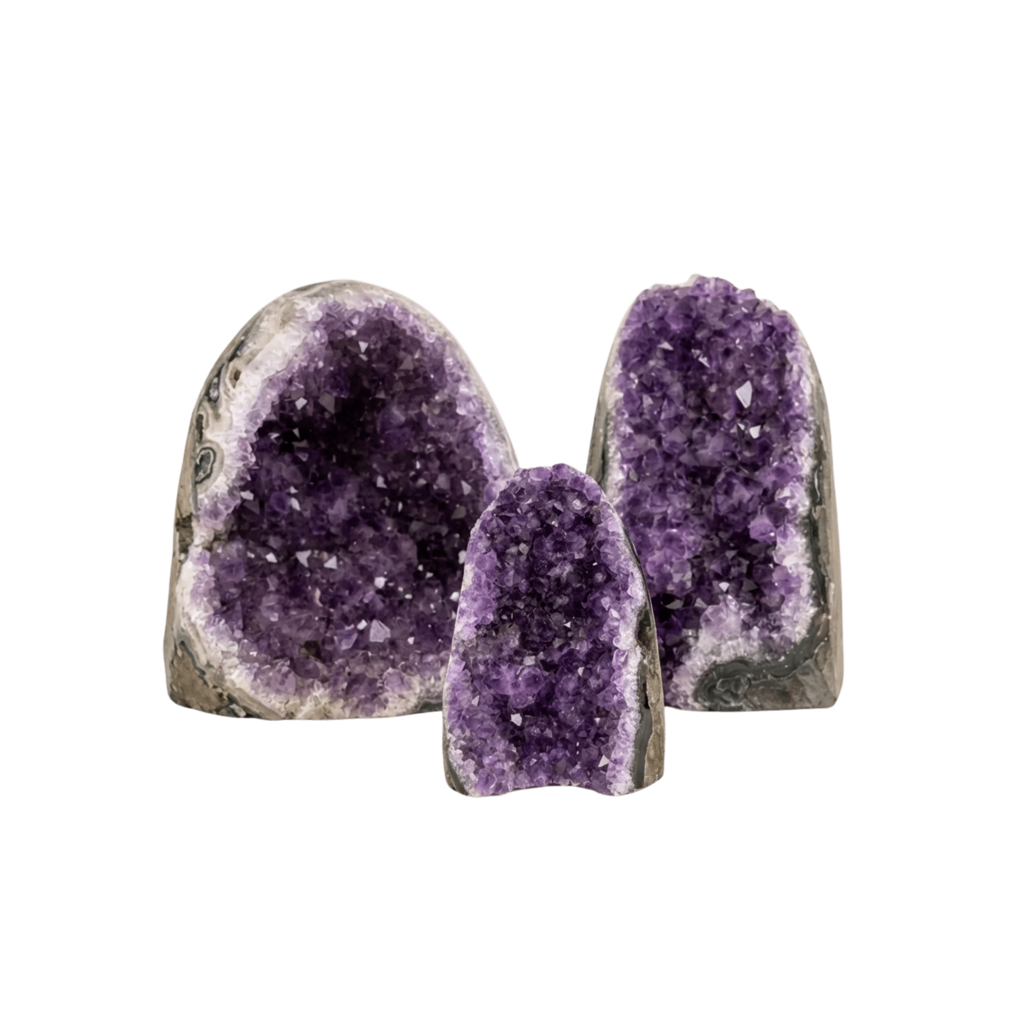 Raw Amethyst Crystal Geode