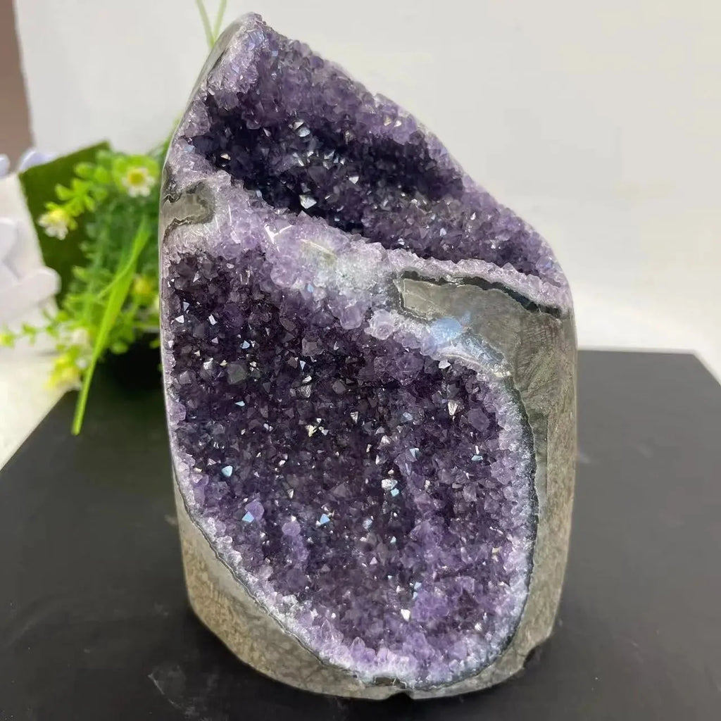 Raw Amethyst Crystal Geode